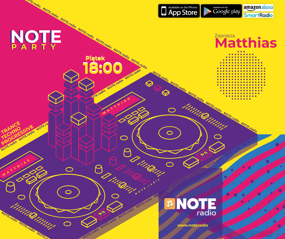 Matthias w NOTE.radio vol.6 – Sobotnie NOTEParty