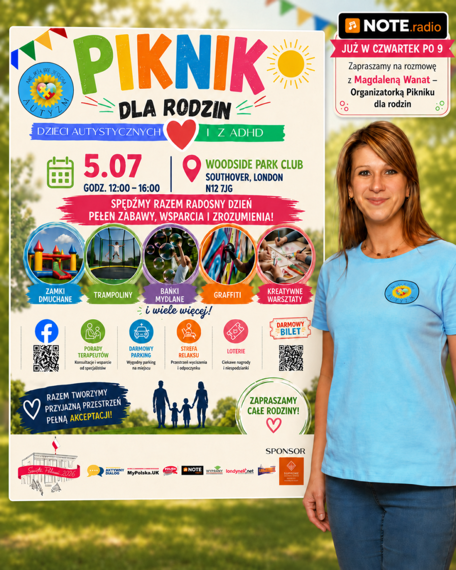 Magdalena Wanat - Założycielka organizacji "Nie bój się jestem autyzm" Organizatorka Pikniku dla Rodzin Dzieci Autystycznych i z ADHD