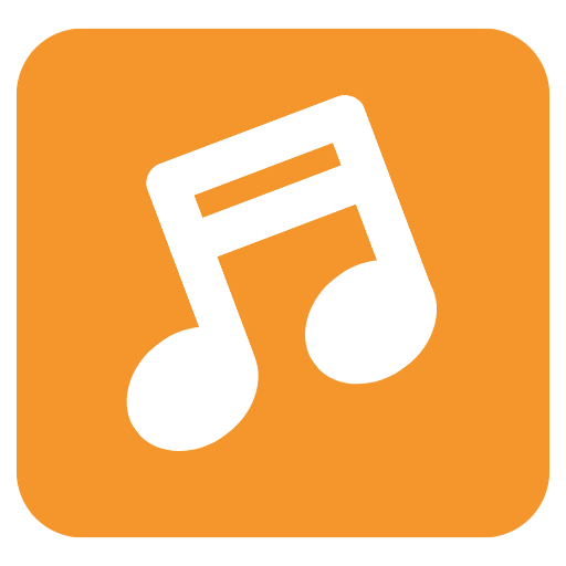 cropped-ikona_noteradio_wekpng - NOTE.radio - Polskie radio w UK | Polskie radio w Londynie Music app icon: white eighth note on an orange rounded-square background, representing music.