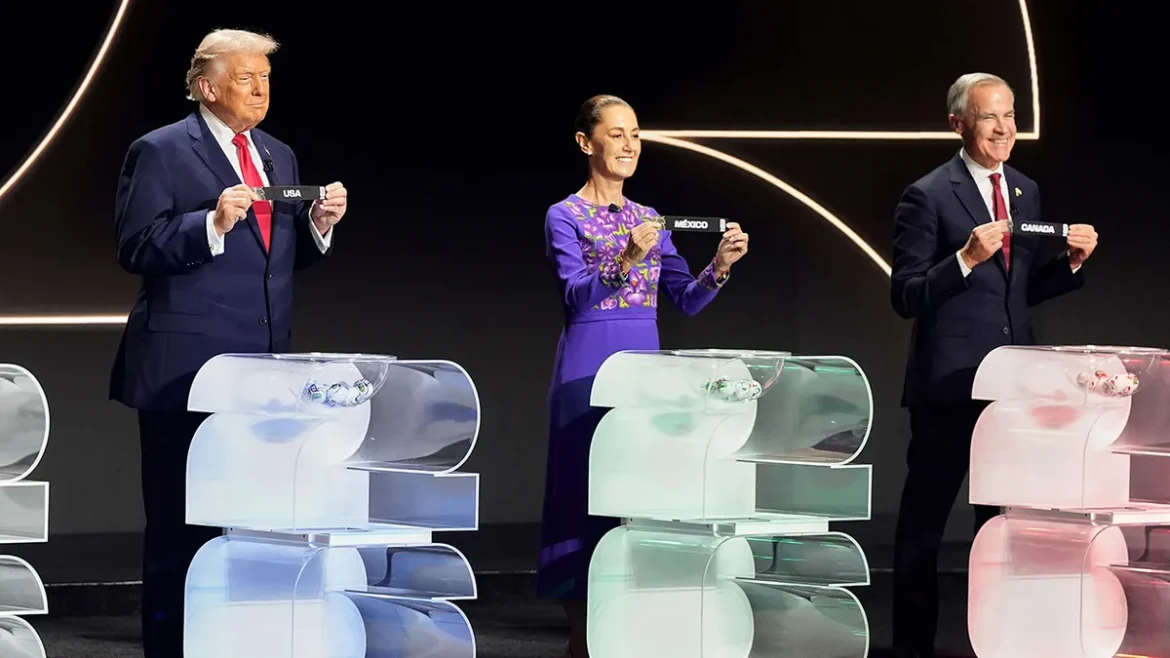 Uroczyste losowanie grup piłkarskich Mistrzostw Świata 2026. Donald Trump z pokojową nagrodą FIFA