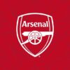 Arsenal Football Club crest featuring a white cannon on a red shield background.