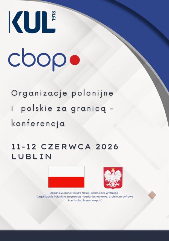 710461420_972708435745621_791672995091872812_n - NOTE.radio - Polskie radio w UK | Polskie radio w Londynie Poster announcing a conference for Polish organizations abroad, June 11–12, 2026 in Lublin, with Polish flag and national emblem