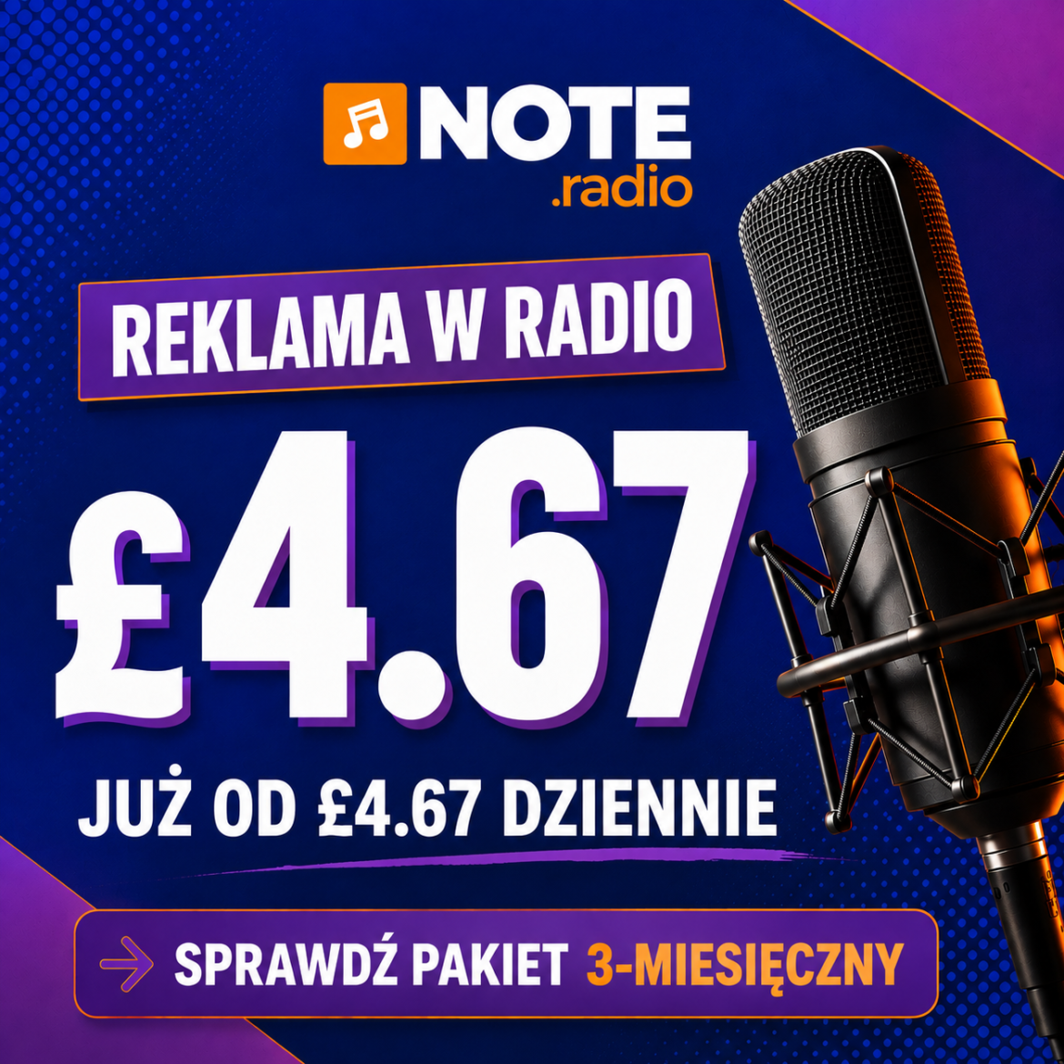 Reklama na antenie - 3 miesiące