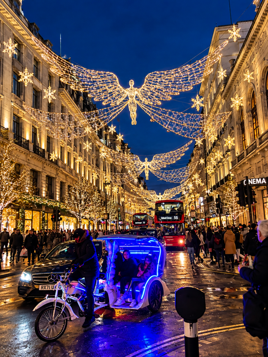 Świąteczne iluminacje na Oxford Street w Londynie inspirowane światem Harry’ego Pottera