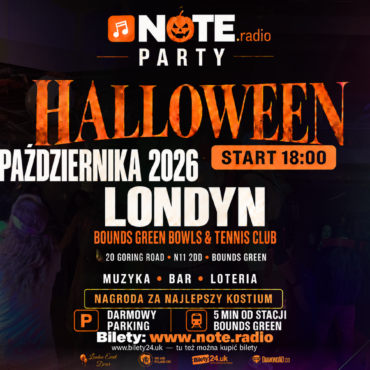 Polska impreza Halloween z NOTE.radio w Londynie – muzyka, przebrania, konkursy i wspólna zabawa